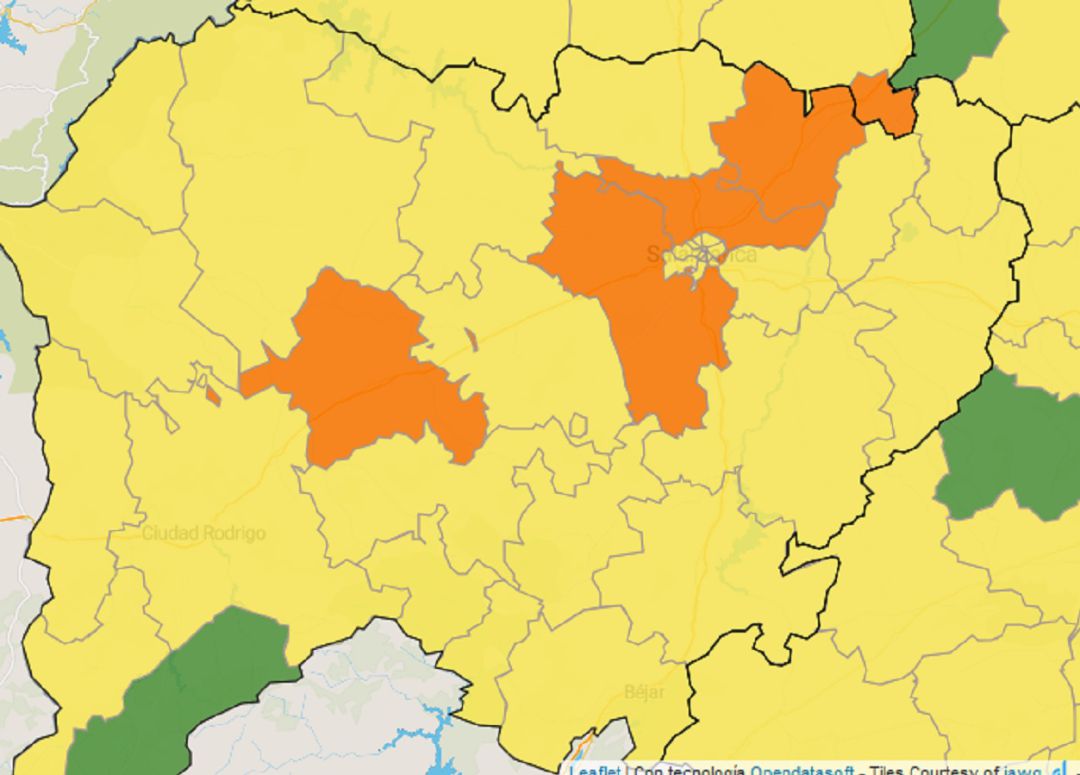 Incidencia de la enfermedad en la provincia. Incidencia de la enfermedad en la provincia.