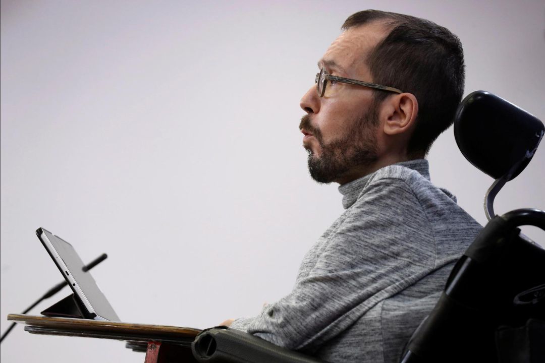 El portavoz del Unidas Podemos en el Congreso de los Diputados, Pablo Echenique. El portavoz del Unidas Podemos en el Congreso de los Diputados, Pablo Echenique.
