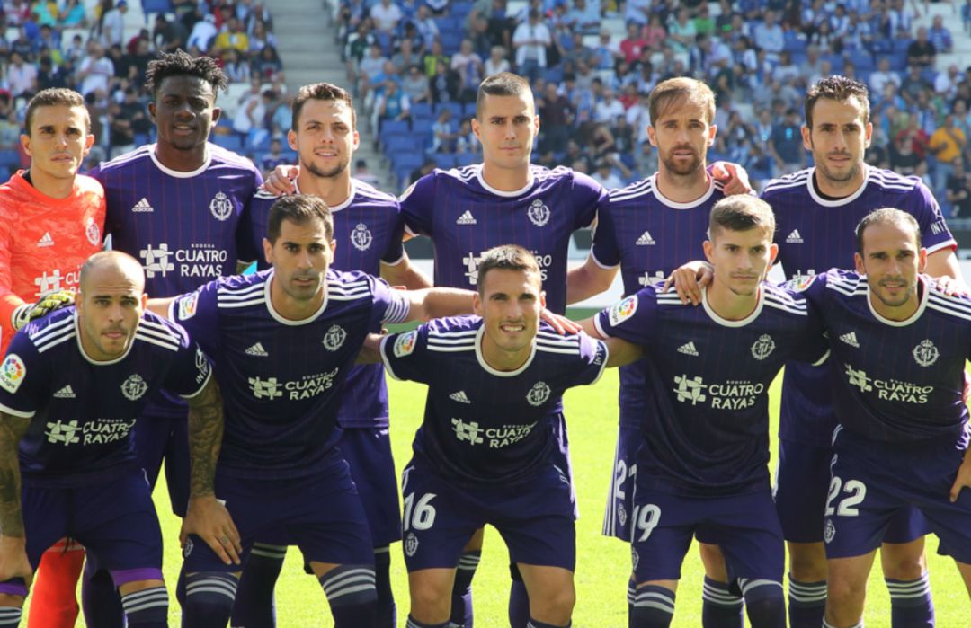 La plantilla del Real Valladolid preparada para volver al trabajo La plantilla del Real Valladolid preparada para volver al trabajo
