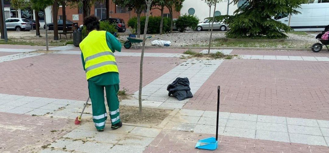 El Ayuntamiento de Alcobendas comienza la campaña de eliminación de malas hierbas El Ayuntamiento de Alcobendas comienza la campaña de eliminación de malas hierbas