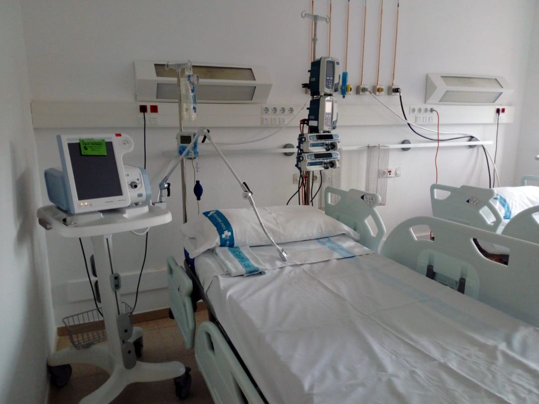 Llits de la novena planta de l'hospital Trueta Llits de la novena planta de l'hospital Trueta
