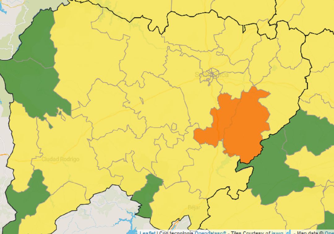 Mapa de incidencia del coronavirus en este 5 de mayo. Mapa de incidencia del coronavirus en este 5 de mayo.