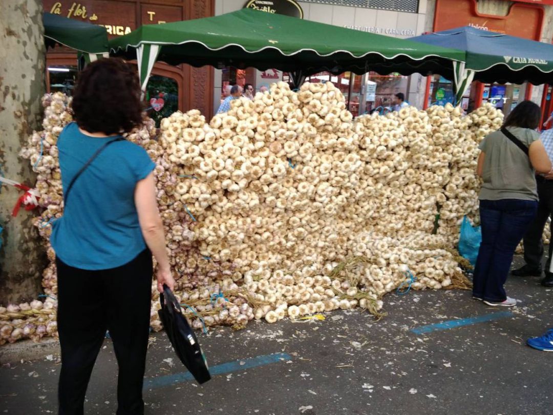 Puesto de la Feria del Ajo de Zamora Puesto de la Feria del Ajo de Zamora