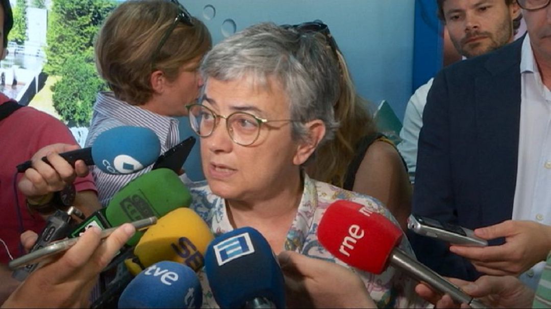 La alcaldesa de Gijón, Ana González La alcaldesa de Gijón, Ana González
