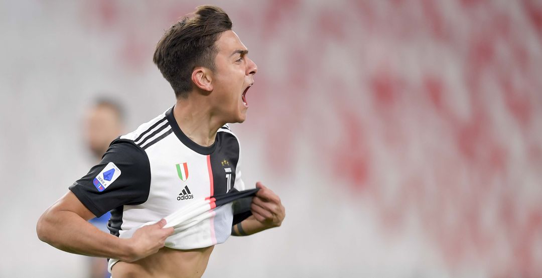 Paulo Dybala, durante el partido a puerta cerrada entre Inter y Juventus de Serie A Paulo Dybala, durante el partido a puerta cerrada entre Inter y Juventus de Serie A