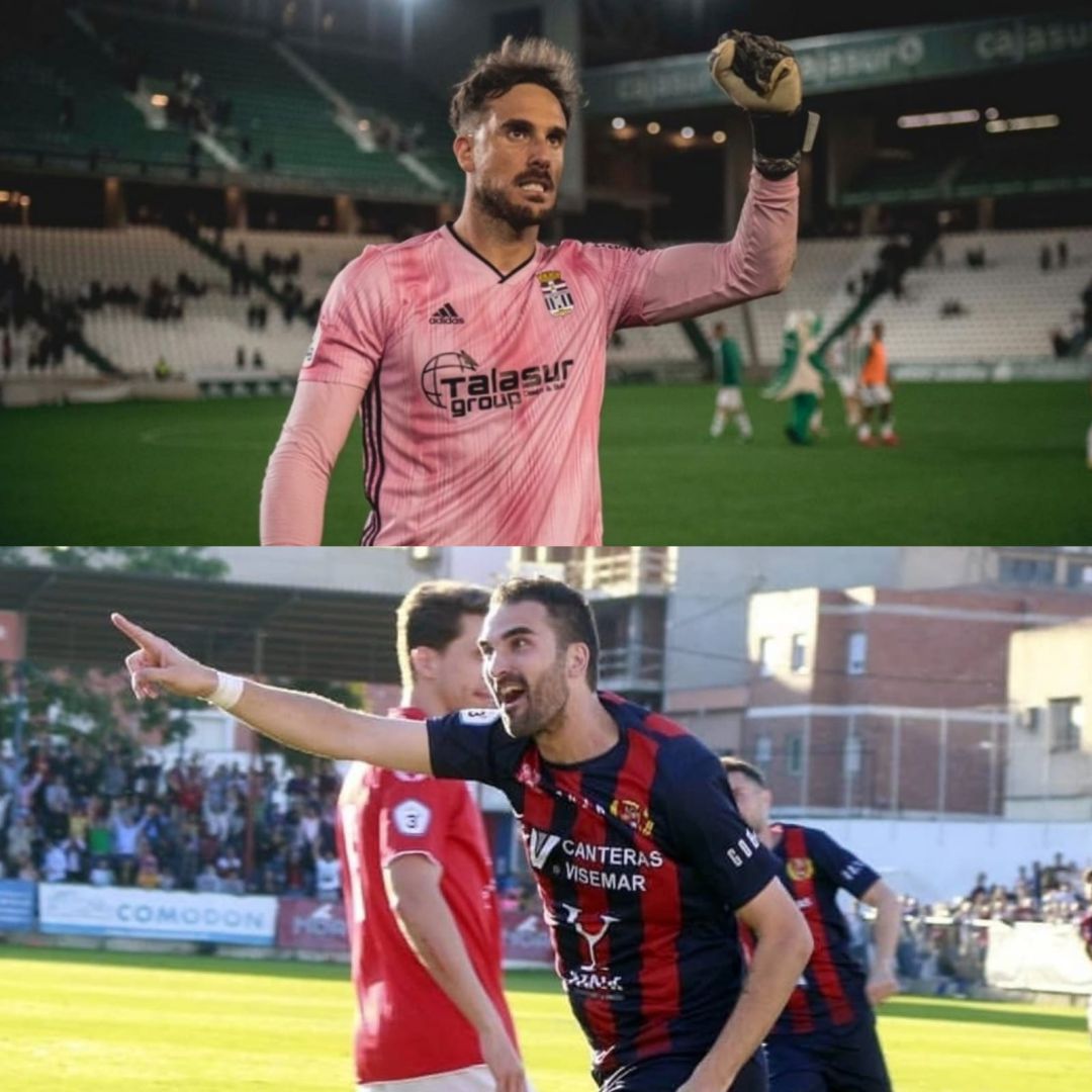 Marc Martínez (arriba) e Iker Torre (abajo) durante un partido de esta temporada Marc Martínez (arriba) e Iker Torre (abajo) durante un partido de esta temporada