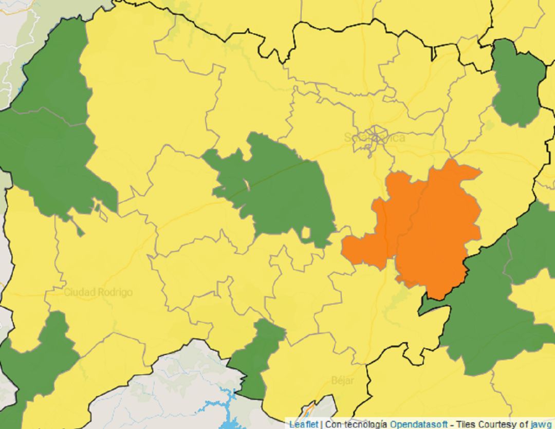 Incidencia del coronavirus este miércoles en Salamanca. Incidencia del coronavirus este miércoles en Salamanca.
