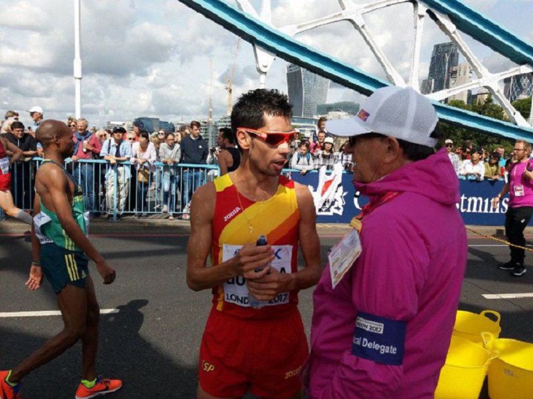 Javi Guerra en el Mundial de Maratón Javi Guerra en el Mundial de Maratón