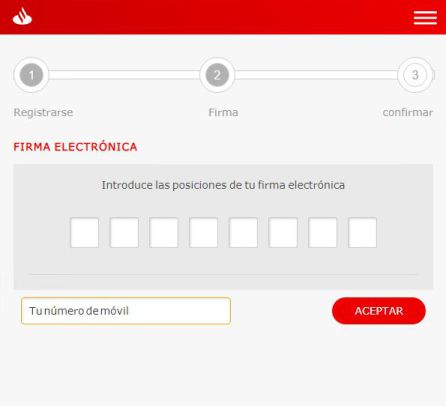 Te pedirán tu firma electrónica. Te pedirán tu firma electrónica.