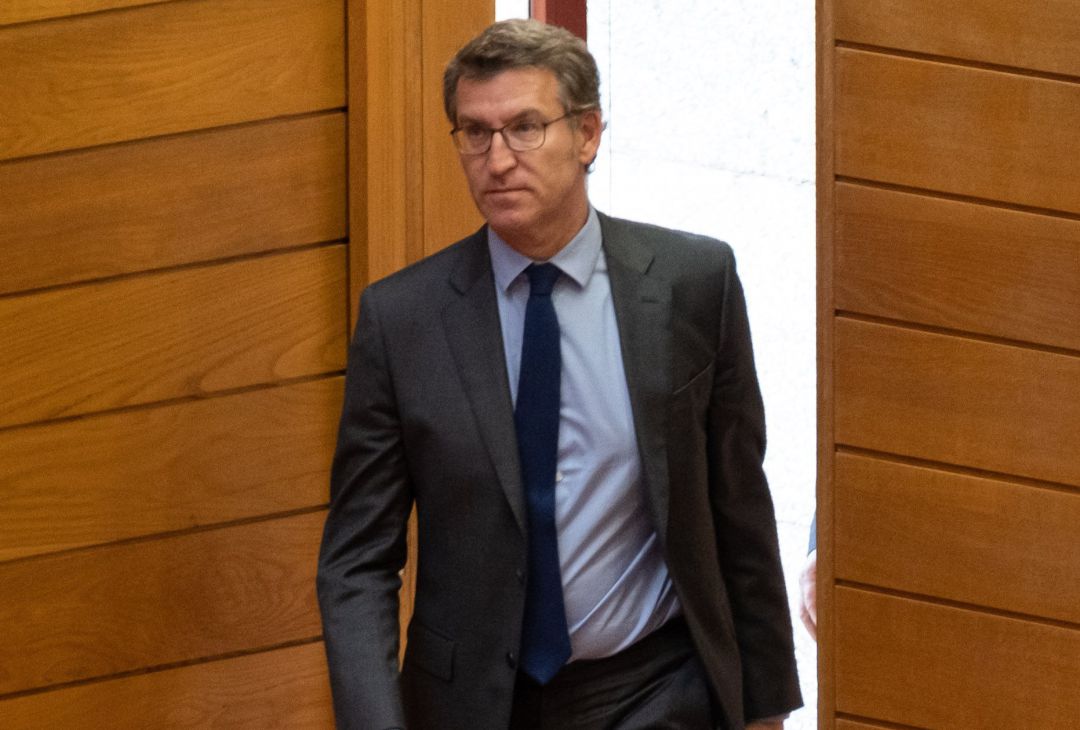 Feijóo, en el Parlamento Feijóo, en el Parlamento