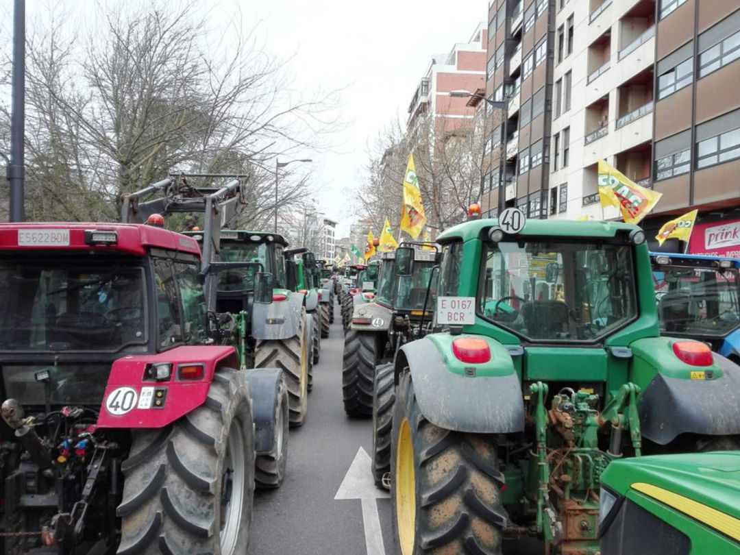 Tractorada en Zamora el pasado 30 de enero de 2020 Tractorada en Zamora el pasado 30 de enero de 2020