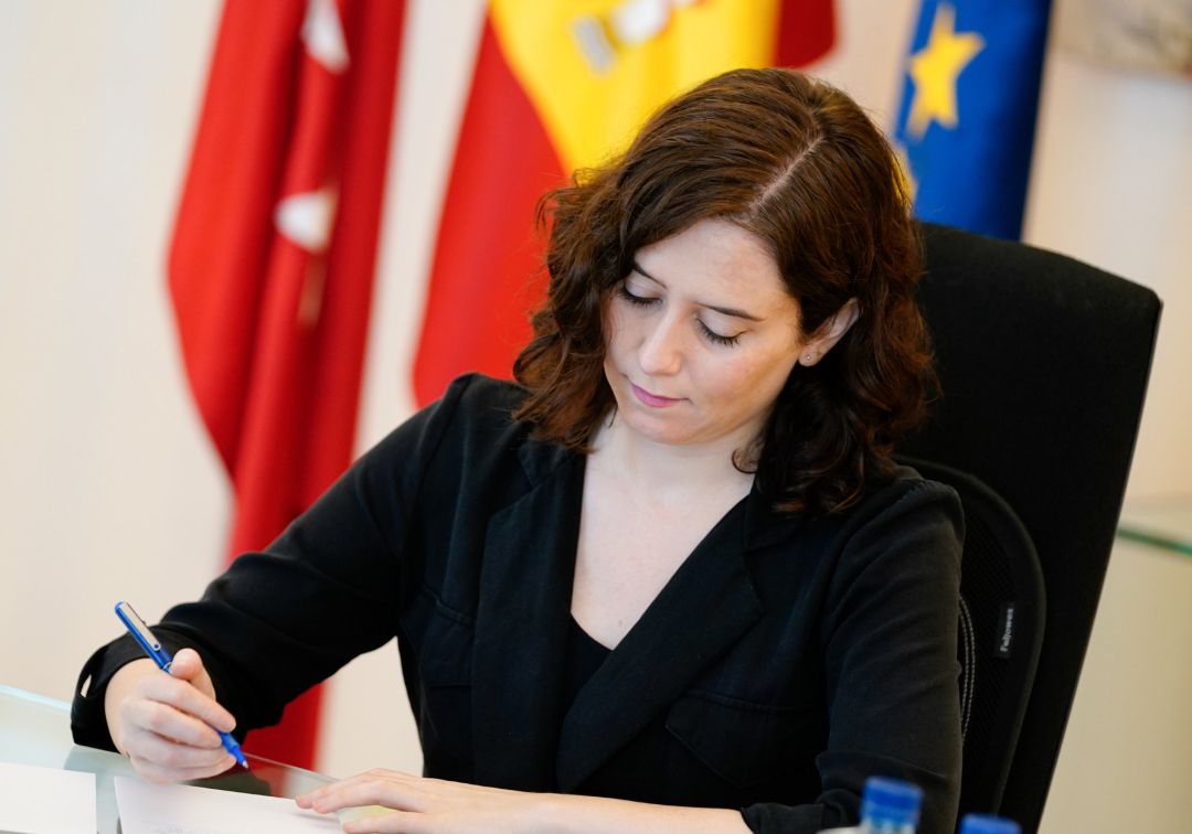 La presidenta de la Comunidad de Madrid, Isabel Díaz Ayuso La presidenta de la Comunidad de Madrid, Isabel Díaz Ayuso