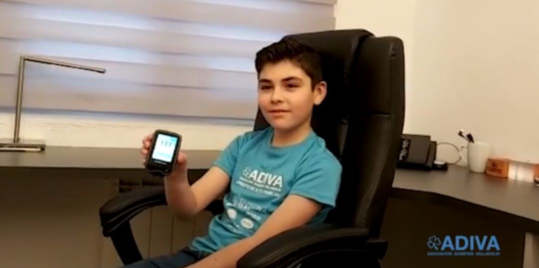 Fotograma del vídeo protagonizado por niños y niñas con diabetes Fotograma del vídeo protagonizado por niños y niñas con diabetes