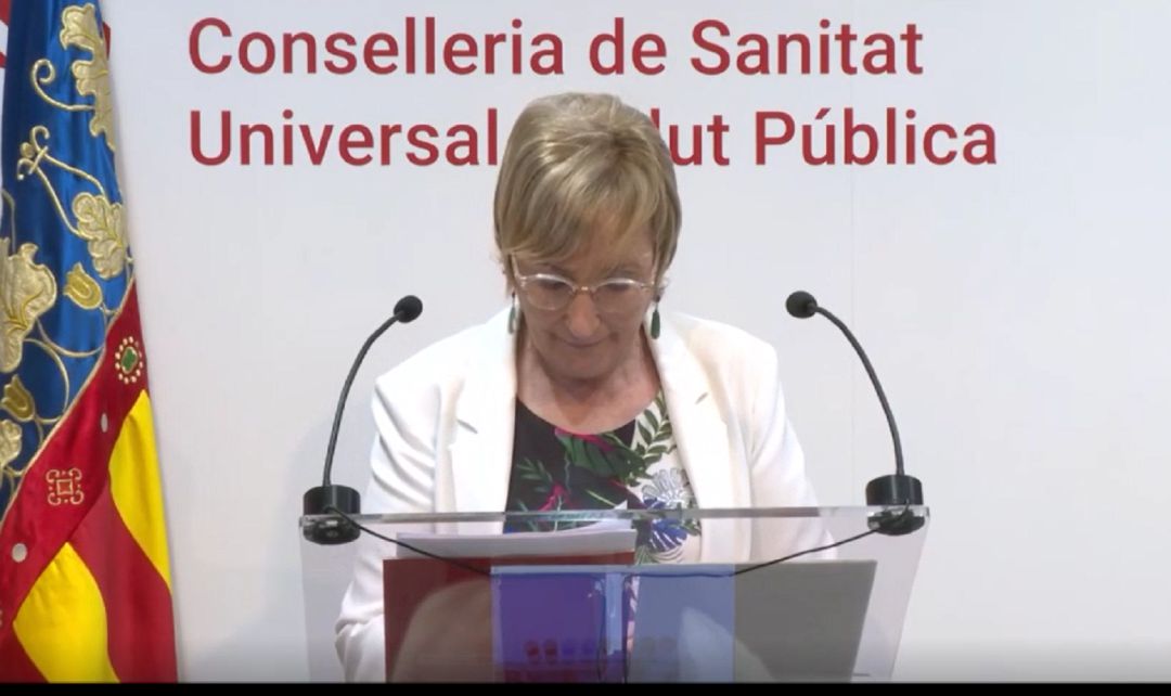 Consellera de Sanidad Ana Barceló Consellera de Sanidad Ana Barceló