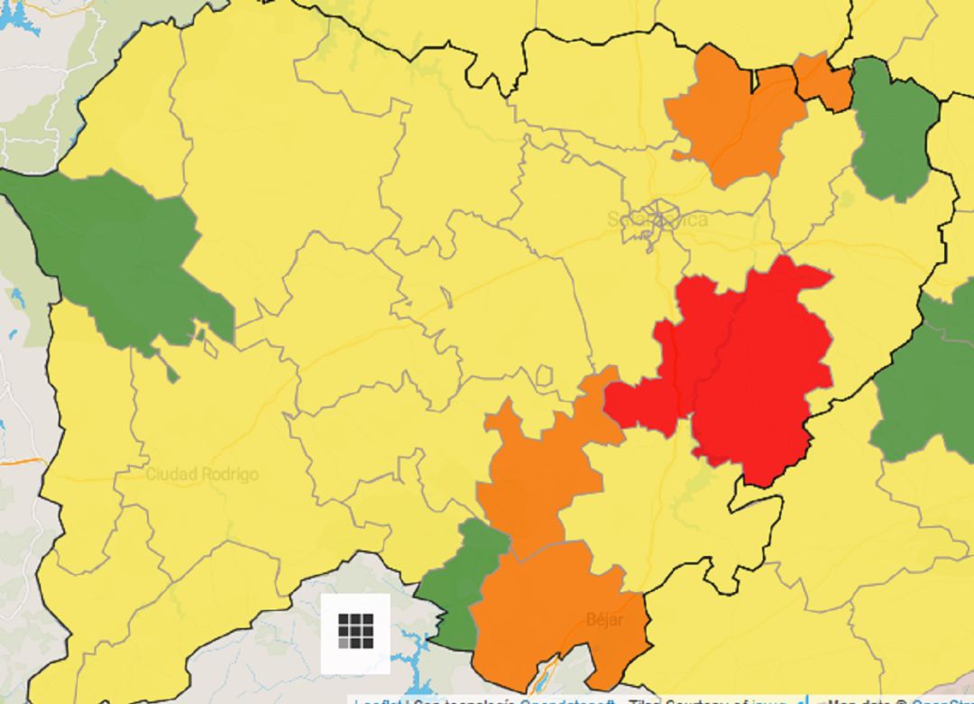 Incidencia del coronavirus durante la última semana en Salamanca. Incidencia del coronavirus durante la última semana en Salamanca.