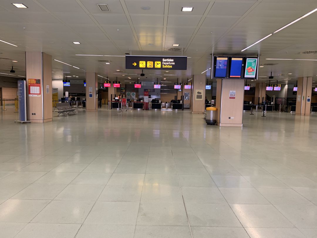 Imagen del aeropuerto de Ibiza Imagen del aeropuerto de Ibiza