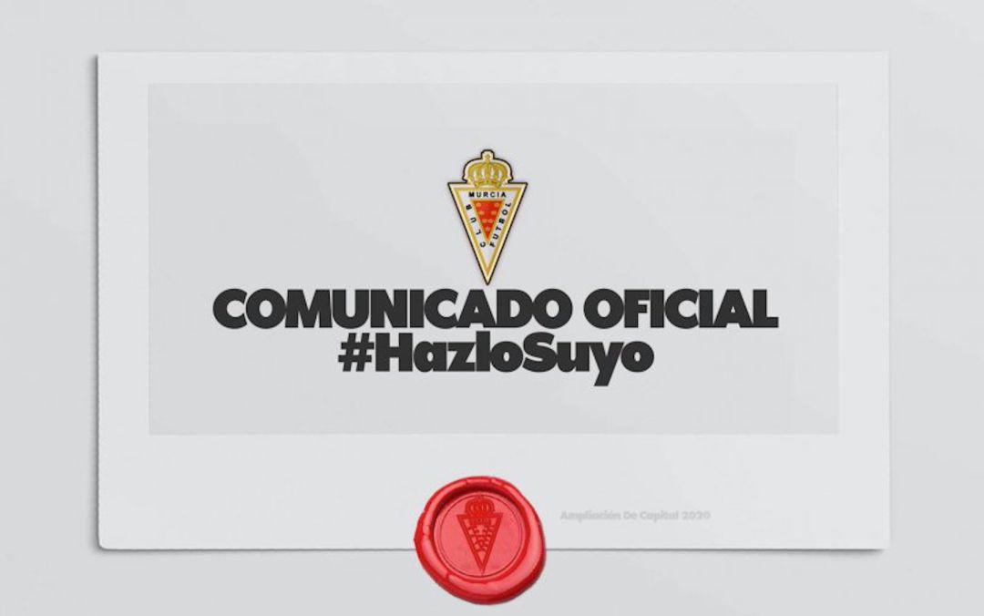 El Real Murcia prolonga la ampliación de capital El Real Murcia prolonga la ampliación de capital