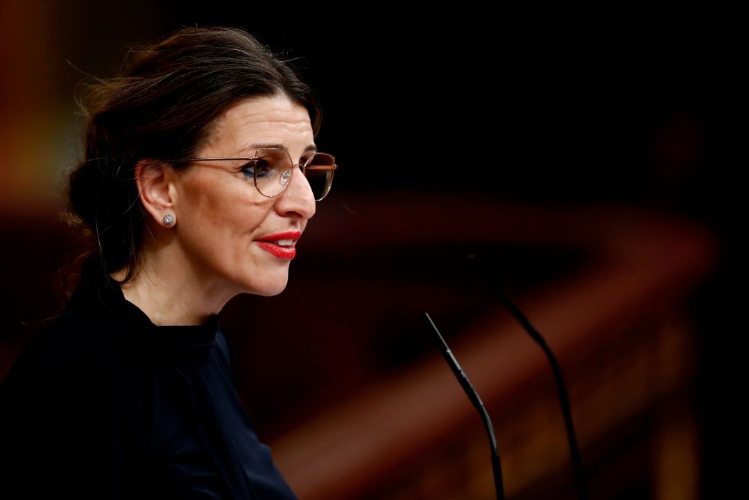 La ministra de Empleo, Yolanda Díaz, en el Congreso La ministra de Empleo, Yolanda Díaz, en el Congreso