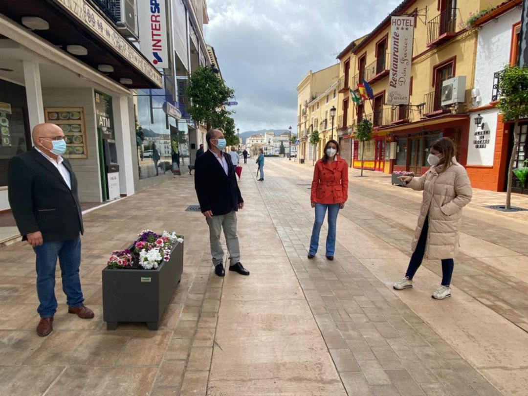 Primer tramo de una las principales calles de la ciudad tras las obras Primer tramo de una las principales calles de la ciudad tras las obras