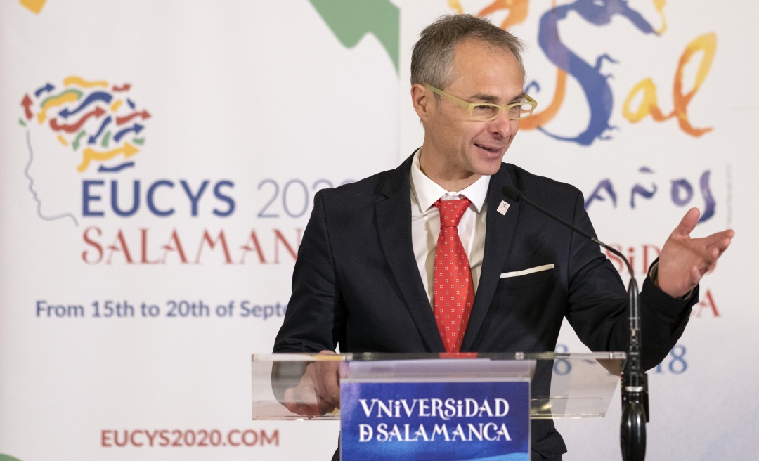 Ricardo Rivero, rector de la Universidad de Salamanca Ricardo Rivero, rector de la Universidad de Salamanca