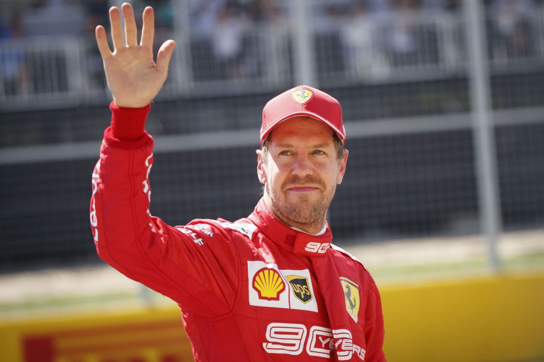 Foto de archivo de Sebastian Vettel. Foto de archivo de Sebastian Vettel.