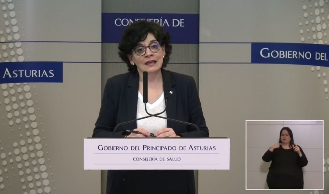 La directora gerente del Servicio de Salud del Principado (SESPA) en la presentación del Plan del SESPA para la fase de transición de la pandemia que tiene como objetivo la recuperación de la actividad asistencial ordinaria. La directora gerente del Servicio de Salud del Principado (SESPA) en la presentación del Plan del SESPA para la fase de transición de la pandemia que tiene como objetivo la recuperación de la actividad asistencial ordinaria.