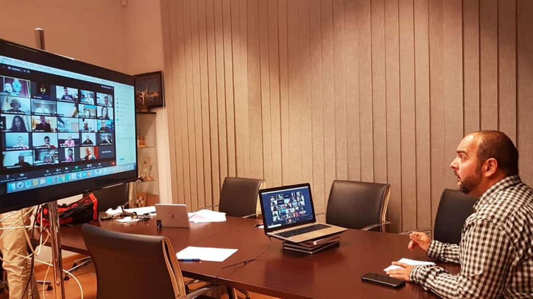 Reunión telemática de la Federació de Falles con el presidente de la misma Telmo Gadea Reunión telemática de la Federació de Falles con el presidente de la misma Telmo Gadea