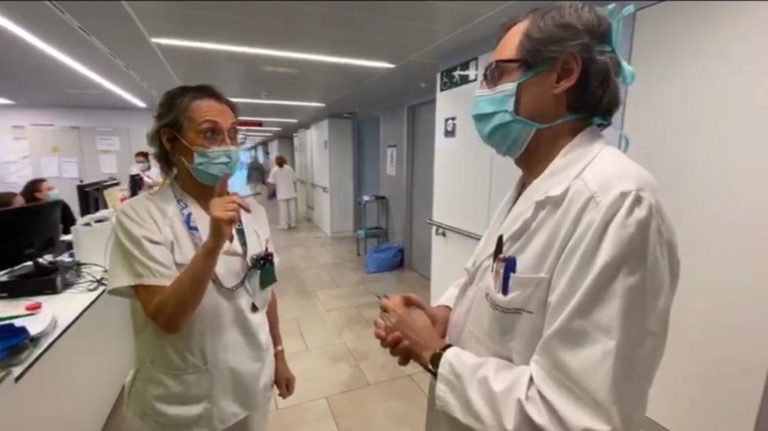 Miembros del equipo de sanitarios del CHUO Miembros del equipo de sanitarios del CHUO