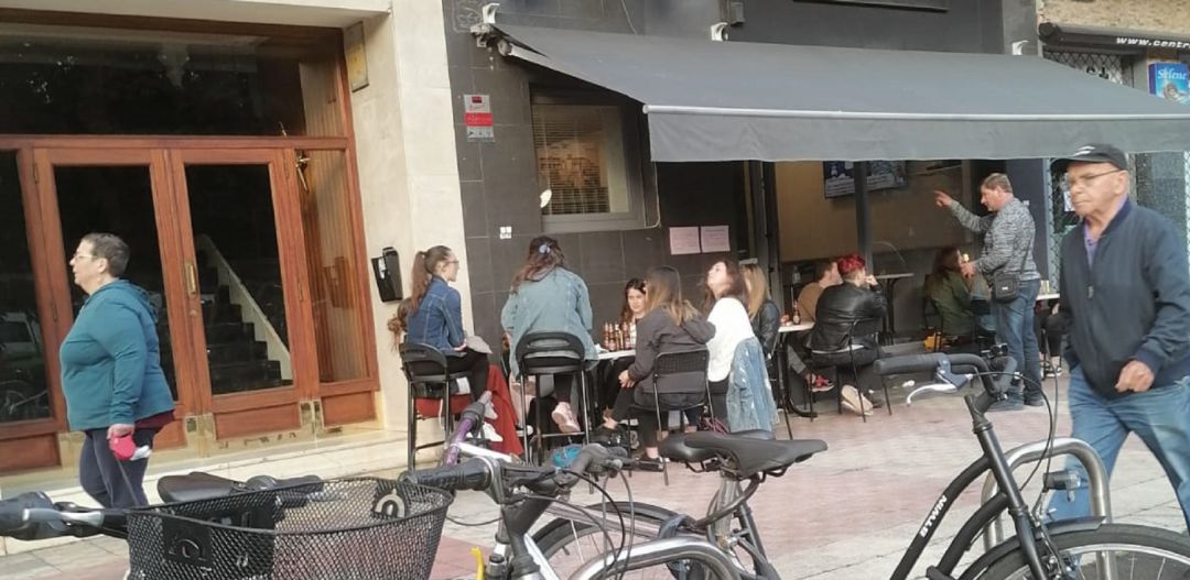 Las terrazas se llenaron en el primer día de su apertura Las terrazas se llenaron en el primer día de su apertura