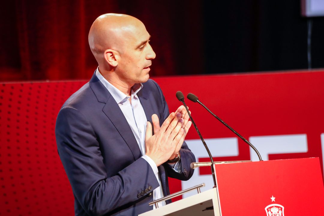 El presidente de la Federación Española de Fútbol Luis Rubiales. El presidente de la Federación Española de Fútbol Luis Rubiales.
