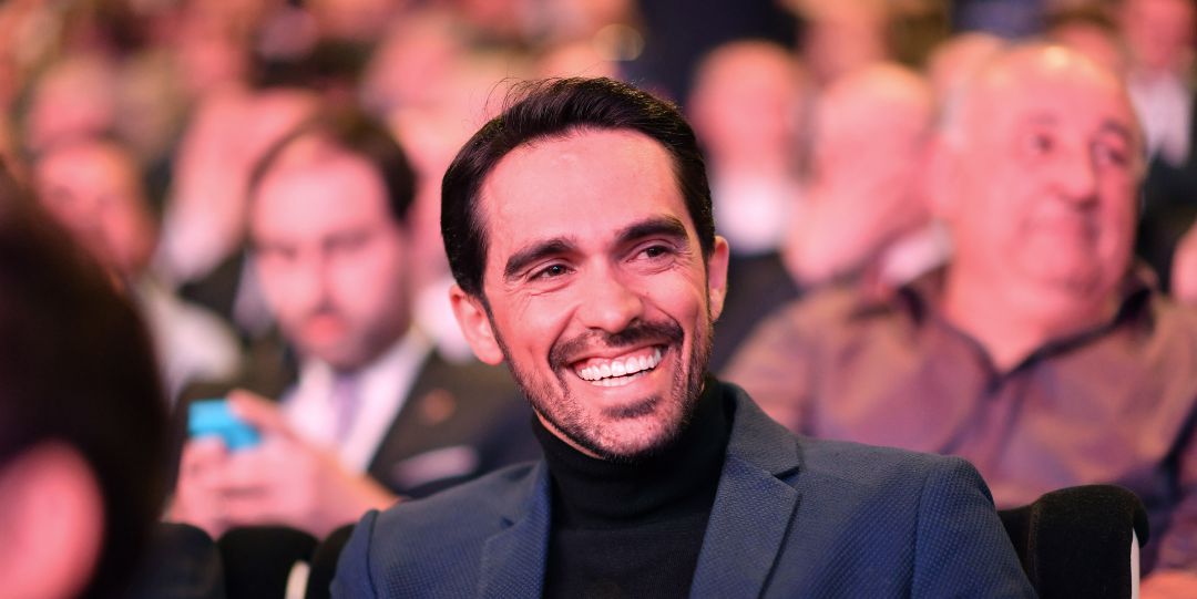 Alberto Contador, durante un acto oficial Alberto Contador, durante un acto oficial