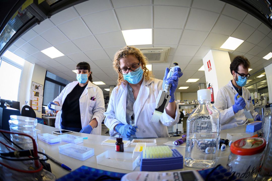 aboratorio de la empresa de biotecnología Eurofins Ingenasa en Madrid, este martes, donde desarrollan y producen test para la detección del Covid 19. aboratorio de la empresa de biotecnología Eurofins Ingenasa en Madrid, este martes, donde desarrollan y producen test para la detección del Covid 19.