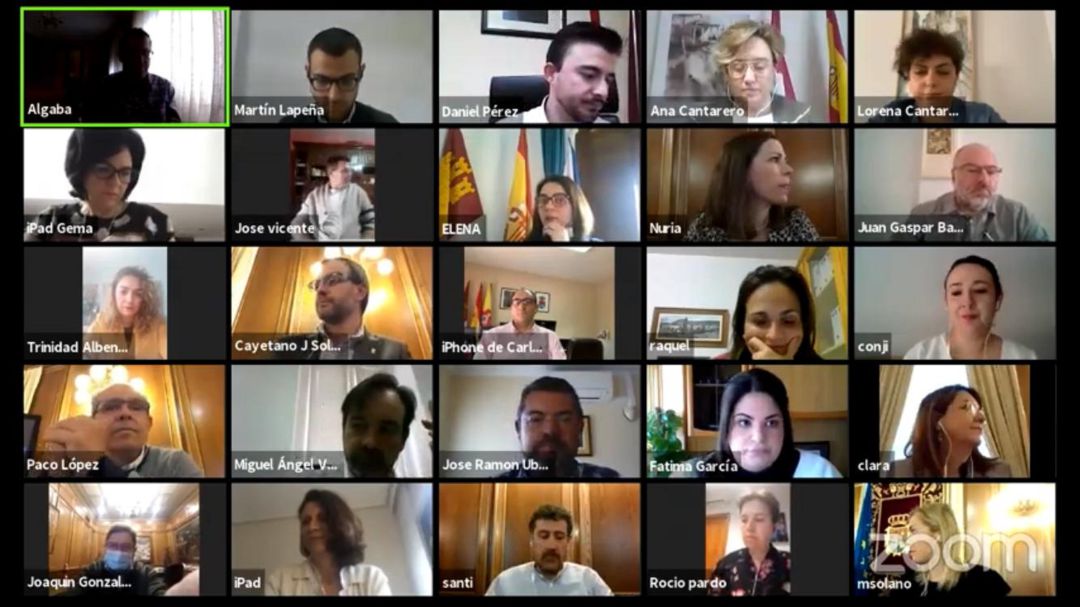 Captura del pleno telemático celebrado por la Diputación de Cuenca Captura del pleno telemático celebrado por la Diputación de Cuenca