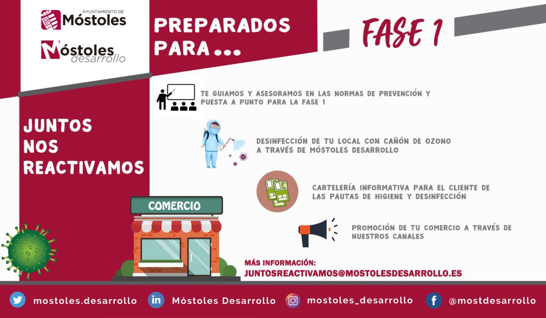 Cartel sobre "Juntos nos reactivamos" Cartel sobre "Juntos nos reactivamos"