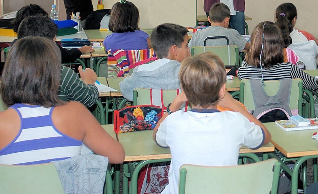 Aula en colegio, foto de archivo Aula en colegio, foto de archivo