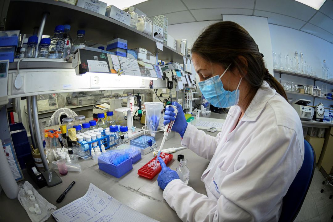 Laboratorio de la empresa de biotecnología Eurofins Ingenasa en Madrid, este martes, donde desarrollan y producen test para la detección del Covid 19. Laboratorio de la empresa de biotecnología Eurofins Ingenasa en Madrid, este martes, donde desarrollan y producen test para la detección del Covid 19.