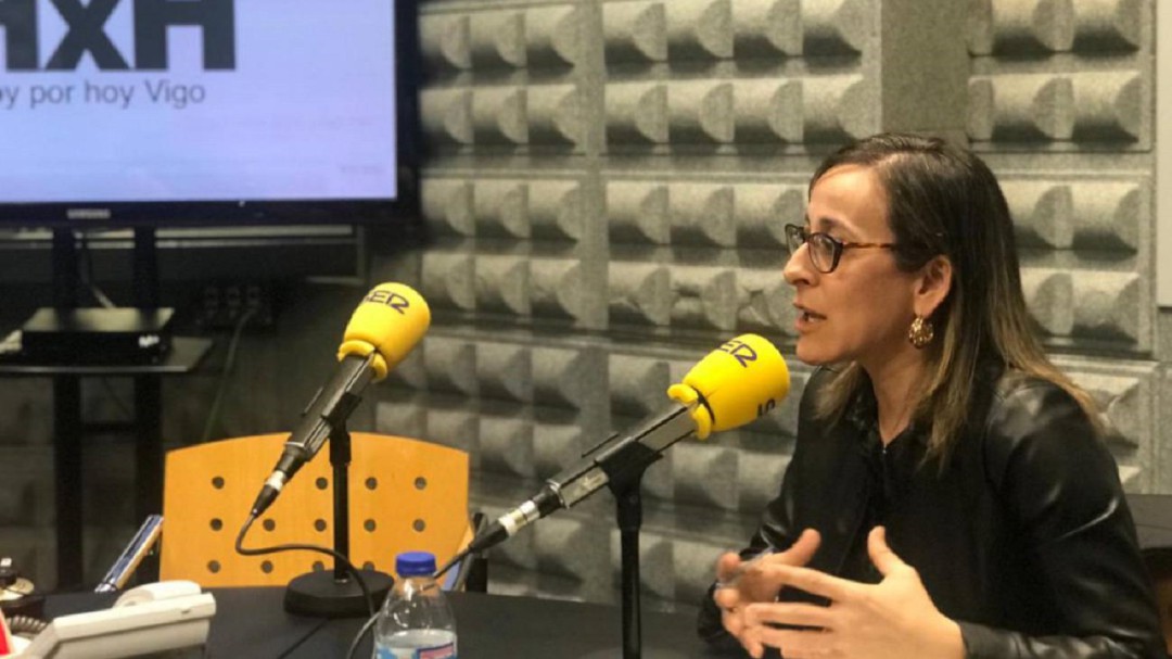 Ethel Vázquez: "Me preocupa mucho el retraso en los accesos al Centro Vialia y a la Intermodal de Vigo"