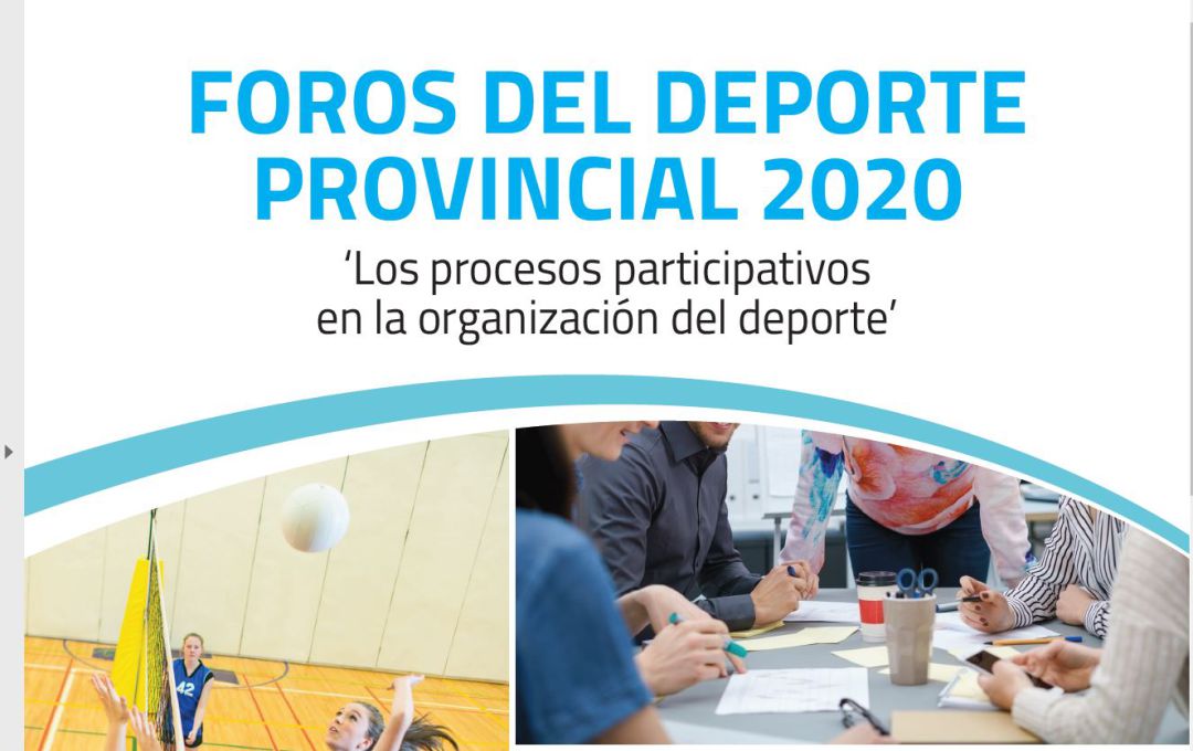 Cartel de las jornadas sobre deporte de la Diputación. Cartel de las jornadas sobre deporte de la Diputación.