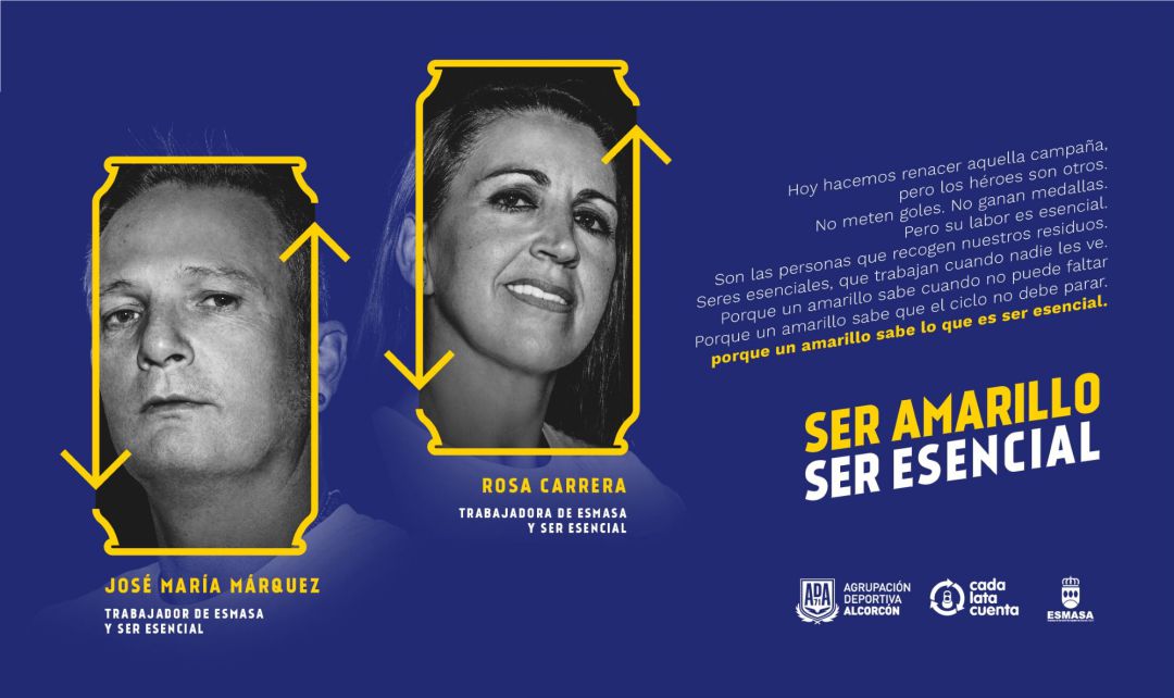 Cartel de la campaña Ser Amarillo, Ser Esencial Cartel de la campaña Ser Amarillo, Ser Esencial