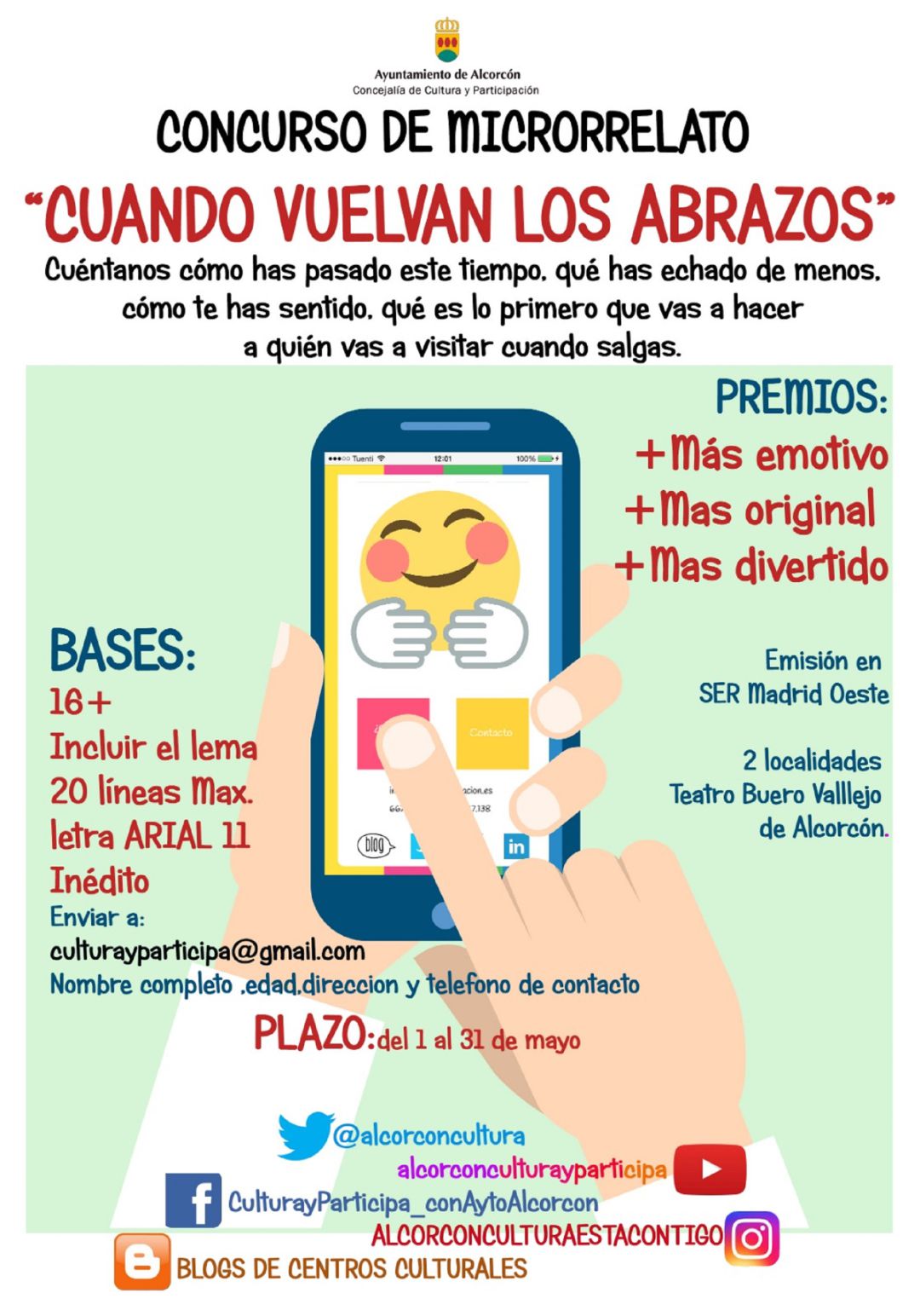 Concurso "Cuando vuelvan los abrazos" Concurso "Cuando vuelvan los abrazos"