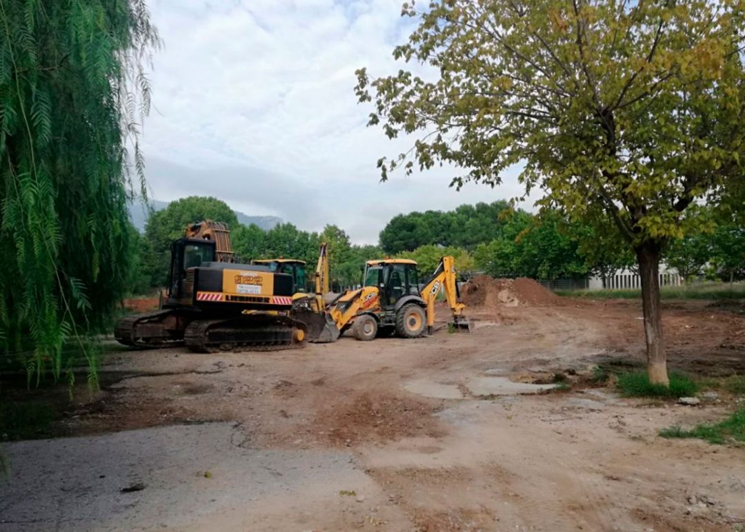 El terreno donde se construirá el nuevo colegio El Bracal de Muro. El terreno donde se construirá el nuevo colegio El Bracal de Muro.