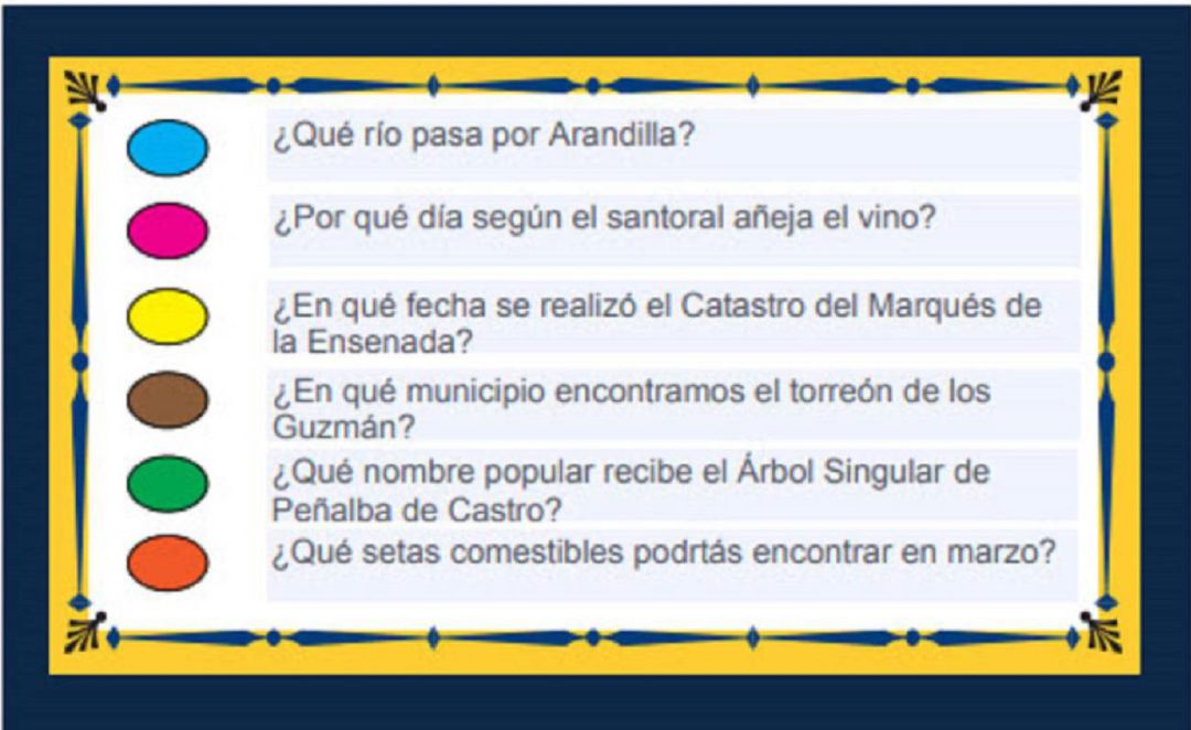 Captura de una de las preguntas Captura de una de las preguntas