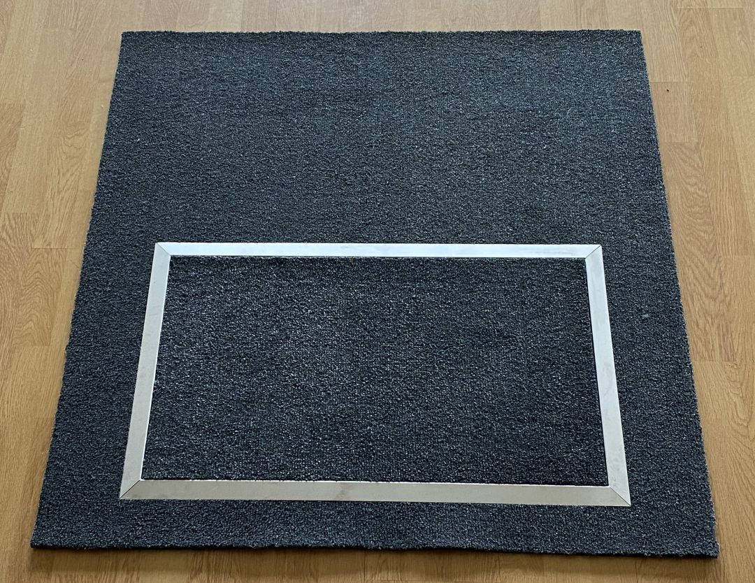 Alfombrilla higienizante desarrollada por la empresa Viguesa de Alfombras. Alfombrilla higienizante desarrollada por la empresa Viguesa de Alfombras.