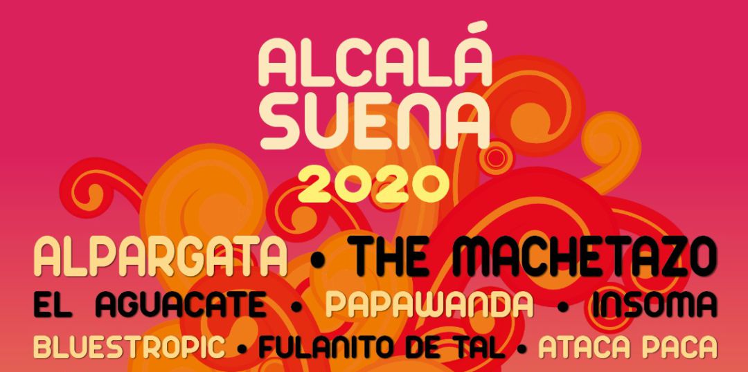 Cartel de Alcalá Suena 2020 Cartel de Alcalá Suena 2020