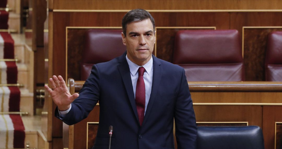 El presidente del Gobierno, Pedro Sánchez interviene en la sesión de control al ejecutivo en el Congreso en Madrid este miércoles, en Madrid (España), a 13 de mayo de 2020. El presidente del Gobierno, Pedro Sánchez interviene en la sesión de control al ejecutivo en el Congreso en Madrid este miércoles, en Madrid (España), a 13 de mayo de 2020.