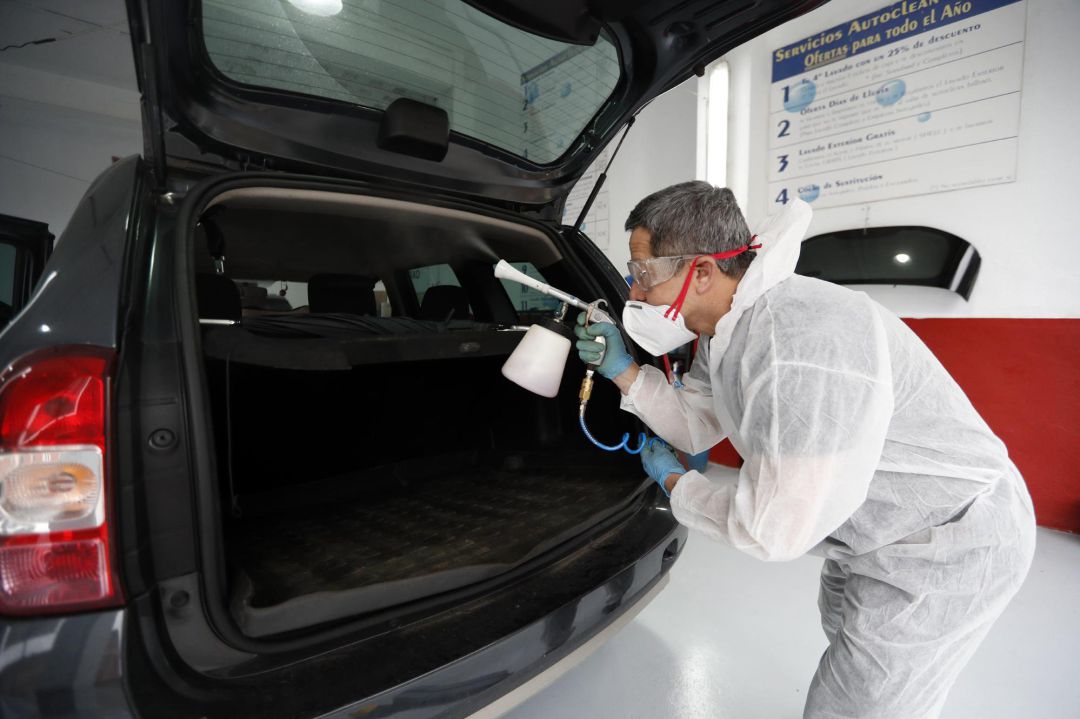 Desinfección vehículos ante Covi 19 Desinfección vehículos ante Covi 19