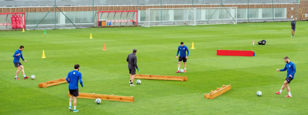 Entrenamiento del Athletic Club dentro de la primera fase Entrenamiento del Athletic Club dentro de la primera fase