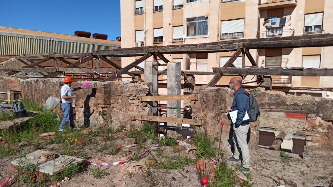 El consistorio retoma las obras de rehabilitación de la Real Fábrica del Conde de Aranda