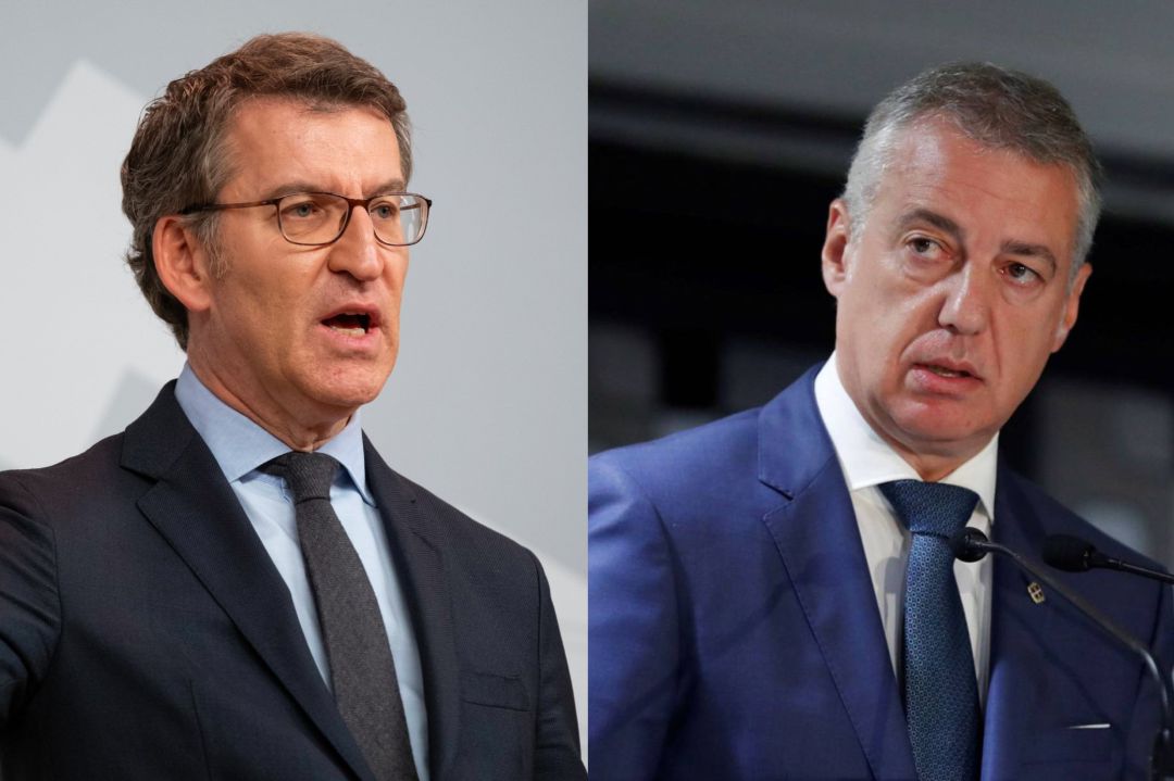Feijóo y Urkullu, presidentes de Galicia y País Vasco Feijóo y Urkullu, presidentes de Galicia y País Vasco