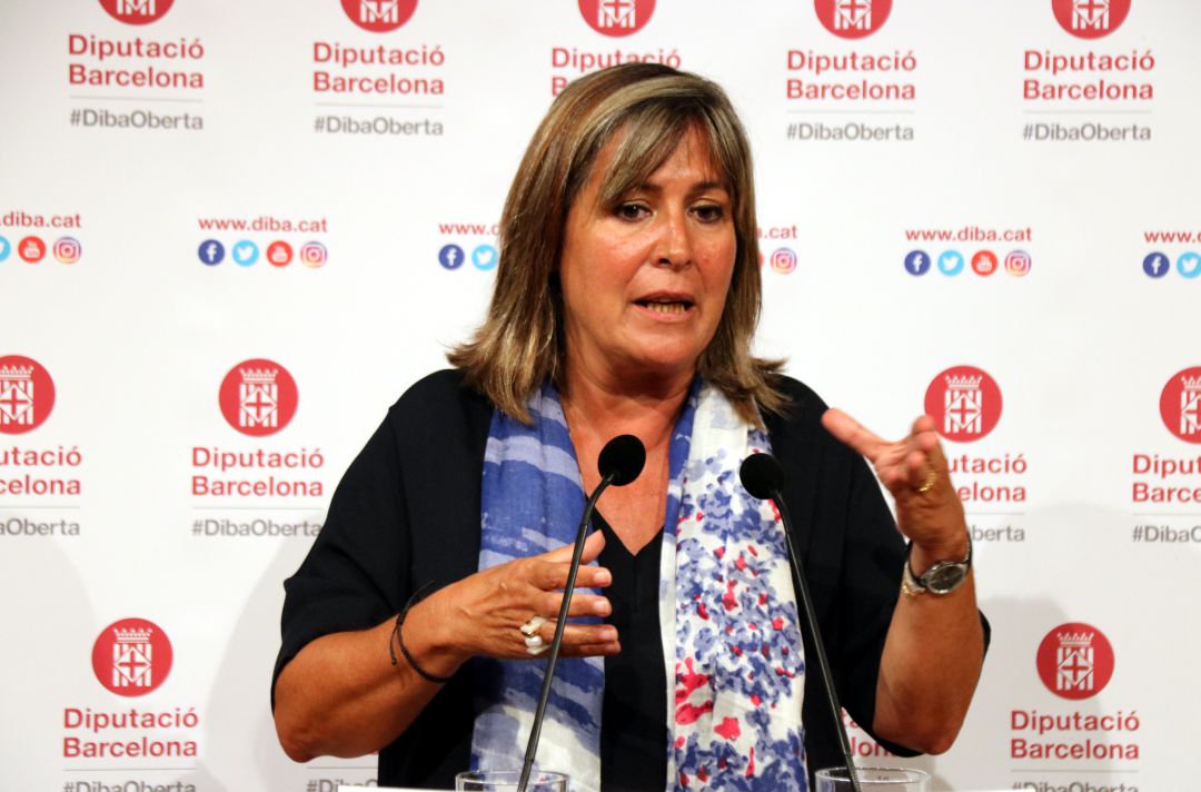 La presidenta de la Diputació de Barcelona, Núria Marín, en una imatge d'arxiu La presidenta de la Diputació de Barcelona, Núria Marín, en una imatge d'arxiu